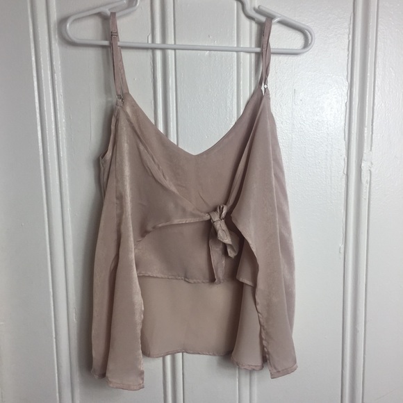3 FOR 25 | Blush pink tank tie open back bow - Picture 2 of 3